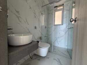 Bathroom in 2 BHK Apartment at Aurum Q Residences, Ghansoli – for Sale