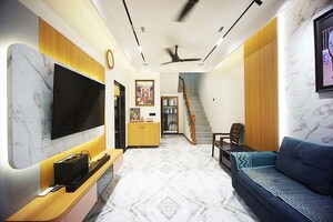Living Room in 3 BHK Apartment at Vastral – for Sale