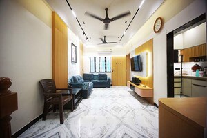 Living Room in 3 BHK Apartment at Vastral – for Sale