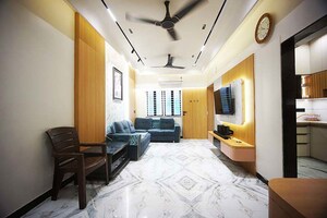 Living Room in 3 BHK Apartment at Vastral – for Sale