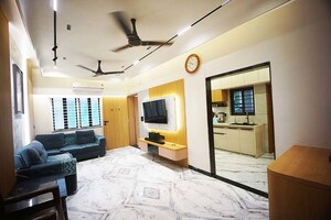 Living Room in 3 BHK Apartment at Vastral – for Sale