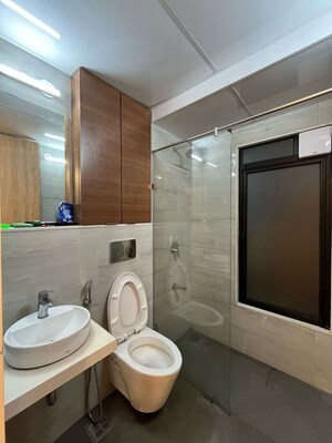 Bathroom in 1 BHK Apartment at Mhada Bharat Mill, Lower Parel – for Rent