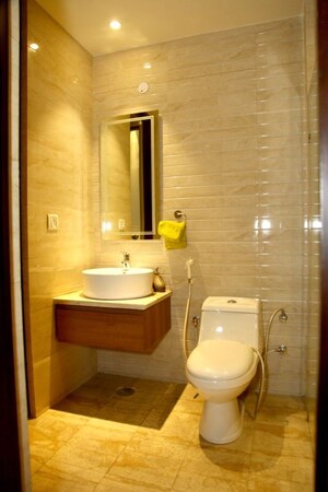 Bathroom in 2 BHK Apartment at Siddharth Vihar – for Sale