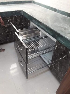 Staircase in 3 BHK Apartment at Jaypee Greens Klassic Heights, Sector 134 – for Rent