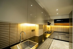 Kitchen in 4 BHK Builder Floor at Sector 21 – for Rent