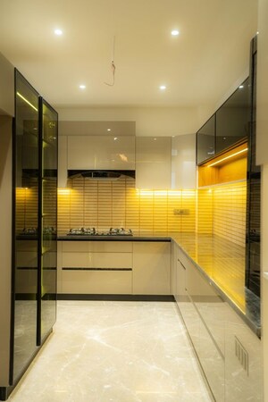Kitchen in 4 BHK Builder Floor at Sector 21 – for Rent
