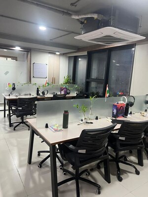 Team Area in  Office Space at Shivalik Shilp, Sanidhya – for Rent