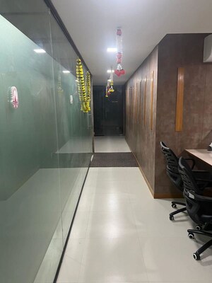 Staircase in  Office Space at Shivalik Shilp, Sanidhya – for Rent