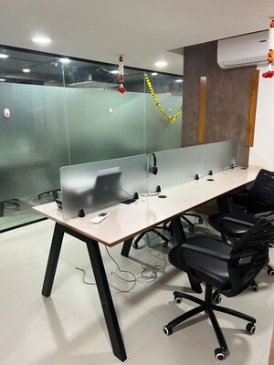 Team Area in  Office Space at Shivalik Shilp, Sanidhya – for Rent