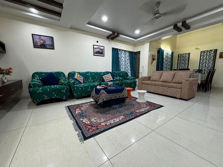 Living Room, blue-lagoon 4 Bedroom 3500 Sq.Ft. Villa In Manikonda Hyderabad 10569942