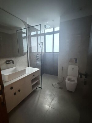 Bathroom in 3 BHK Builder Floor at Palam Vihar Residents Association, Palam Vihar – for Rent