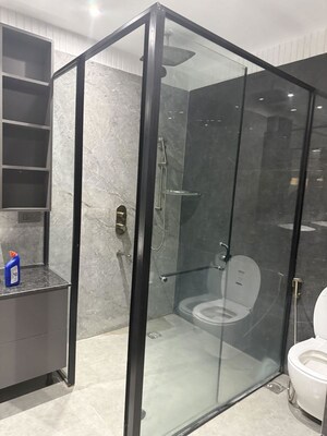 Bathroom in 3 BHK Builder Floor at Palam Vihar Residents Association, Palam Vihar – for Rent
