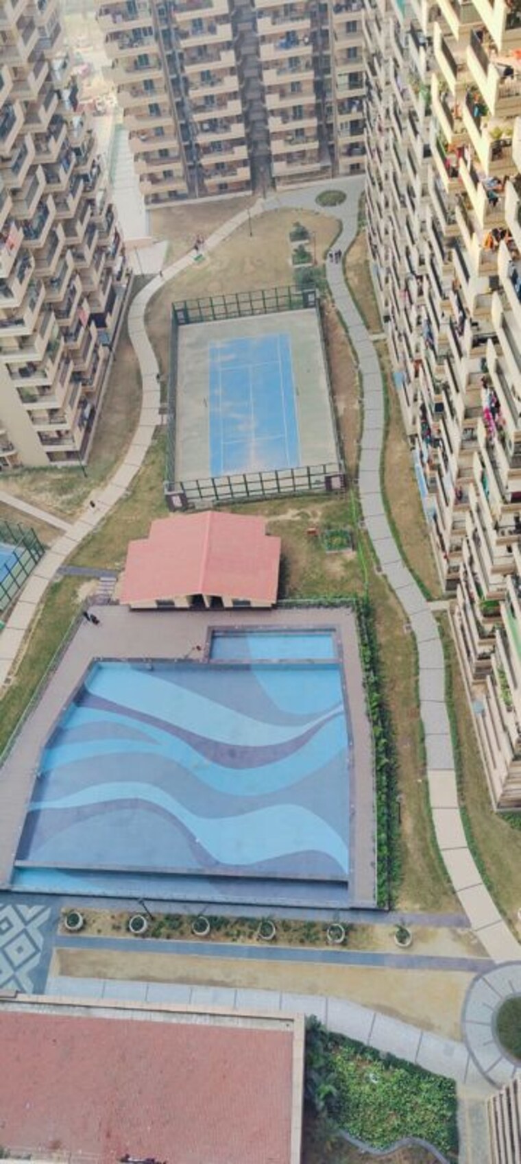 Balcony, gaur-14th-avenue-high-street 3 Bedroom 1375 Sq.Ft. Apartment In Sector 16c Greater Noida Greater Noida 10569950