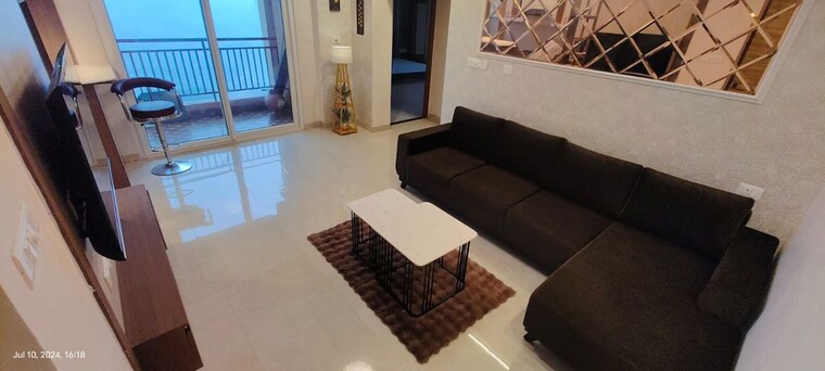 Living Room, tejas-greenberry-signatures 2 Bedroom 1044 Sq.Ft. Apartment In Vrindavan Yojna Lucknow 10569955