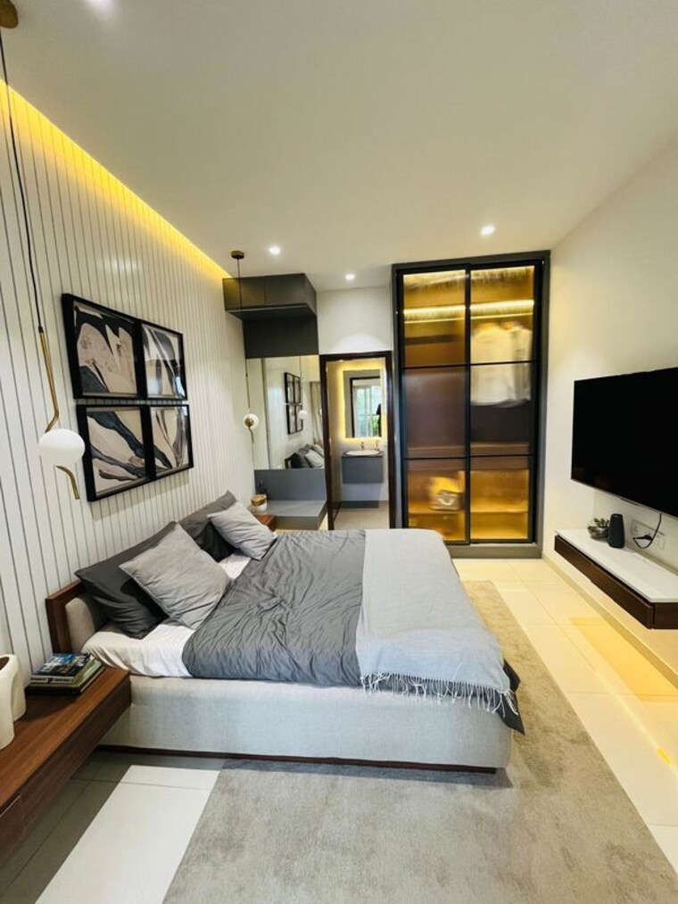 Bedroom, provident-kenvista 2.5 Bedroom 900 Sq.Ft. Apartment In Kondhwa Pune 10570004