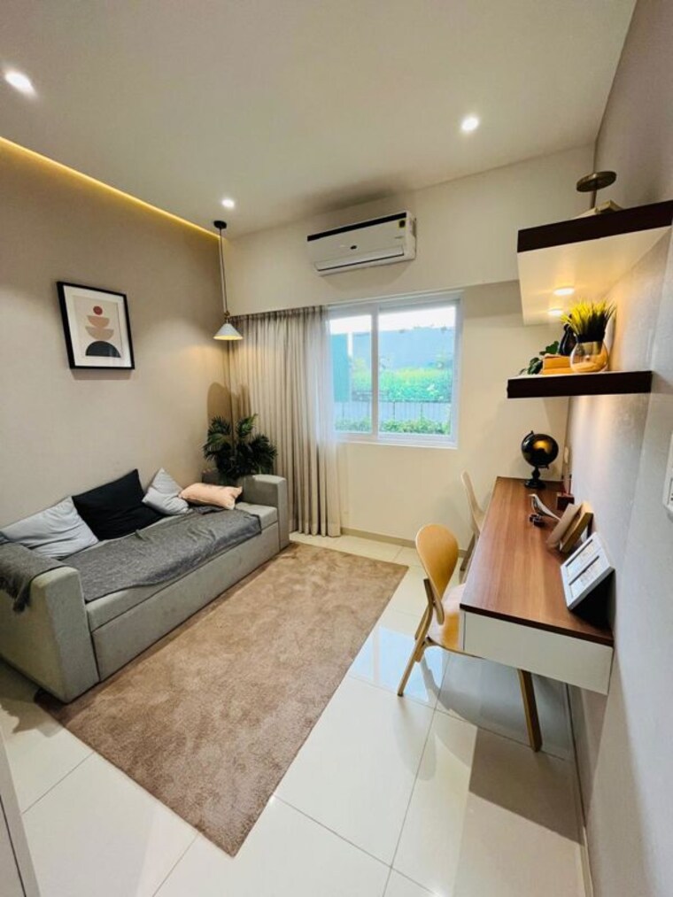 Living Room, provident-kenvista 2.5 Bedroom 900 Sq.Ft. Apartment In Kondhwa Pune 10570004