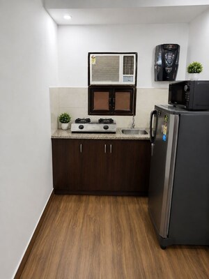 Kitchen in 1 RK Independent House at Sector 48 – for Rent