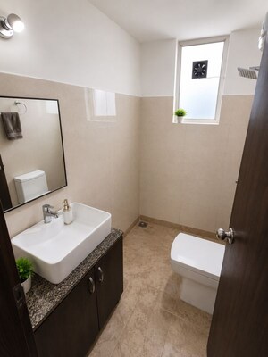 Bathroom in 1 RK Independent House at Sector 48 – for Rent