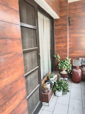 Balcony in 3 BHK Builder Floor at Dhakoli – for Rent