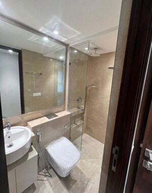 Bathroom in 2 BHK Apartment at Hiranandani Highland, Powai – for Rent
