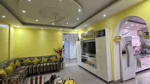 Living Room in 4 BHK Apartment at Vip Road – for Sale