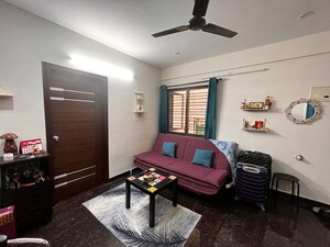 Living Room in 1 BHK Builder Floor at Koramangala – for Rent