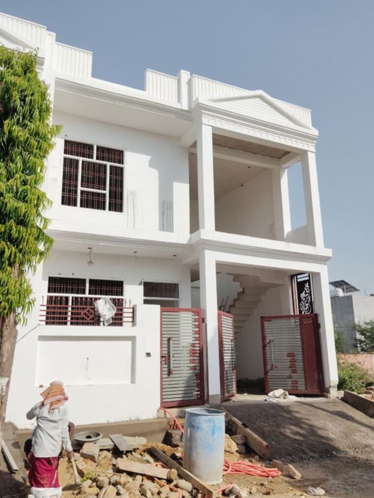 Exterior View, arsha-madhav-greens 3 Bedroom 1250 Sq.Ft. Independent House In Gomti Nagar Lucknow 10570069