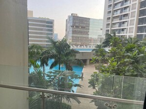 Balcony in 3 BHK Apartment at Lodha Fiorenza, Goregaon East – for Rent