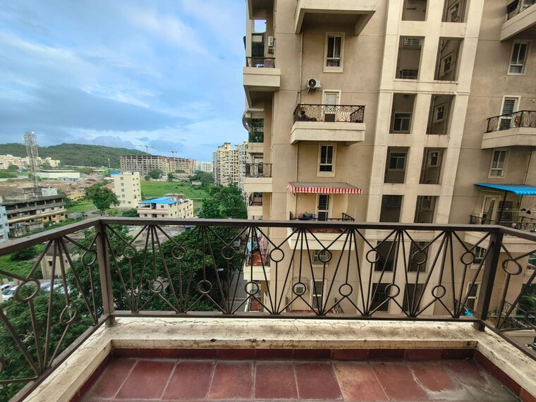 Balcony, nyati-elan 2 Bedroom 821 Sq.Ft. Apartment In Wagholi Pune 10570090