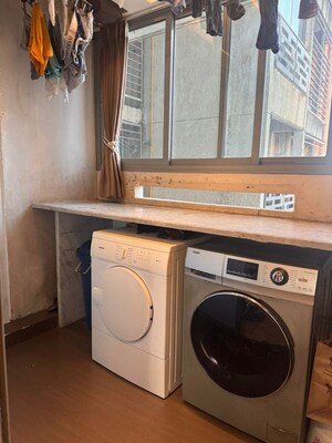 Kitchen in 2 BHK Apartment at Samartha Deep, Andheri West – for Rent