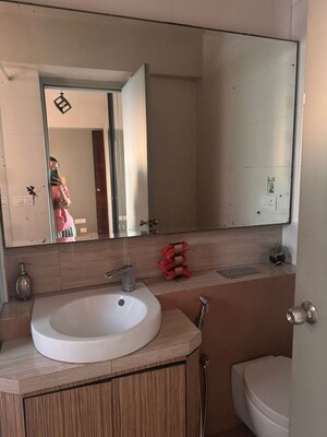 Bathroom in 2 BHK Apartment at Samartha Deep, Andheri West – for Rent
