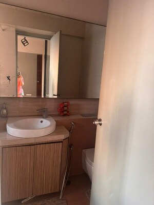 Bathroom in 2 BHK Apartment at Samartha Deep, Andheri West – for Rent