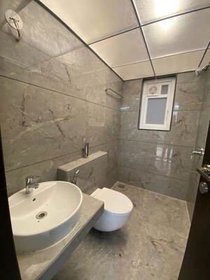 Bathroom in 3 BHK Apartment at Rahul Downtown, Punawale – for Rent