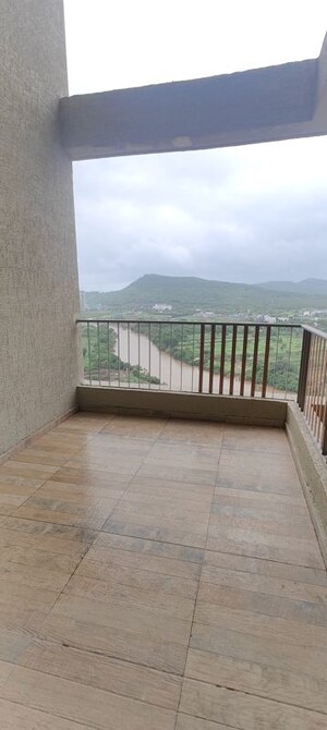 Balcony in 2 BHK Apartment at Shapoorji Pallonji Sensorium, Hinjewadi – for Rent