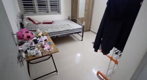 Staircase in 1 BHK Builder Floor at S V Homes, Cv Raman Nagar – for Rent