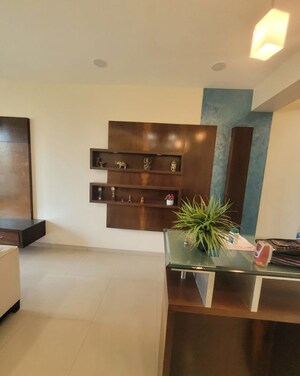 Living Room in 2.5 BHK Apartment at Oberoi Realty Woods, Goregaon East – for Rent