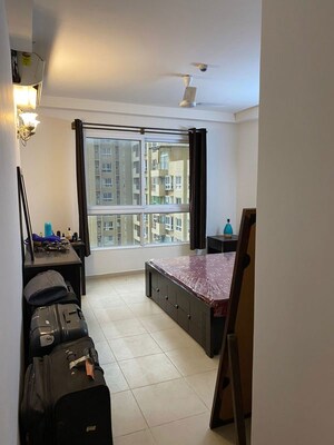 Bedroom in 3.5 BHK Apartment at Bhartiya Nikoo Homes, Thanisandra Main Road – for Rent
