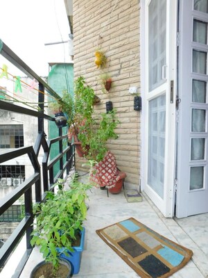 Balcony in 3 BHK Builder Floor at East Of Kailash – for Rent