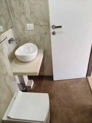 Bathroom in 1 BHK Apartment at Kanakia Silicon Valley, Powai – for Rent
