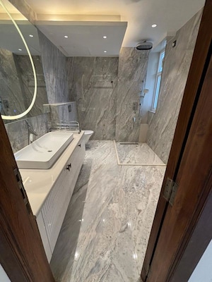 Bathroom in 4 BHK Apartment at Jaypee Imperial Court, Sector 128 – for Rent