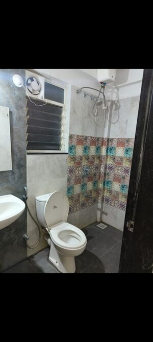 Bathroom in 2 BHK Apartment at Kishor Platinum Towers, Wakad – for Rent