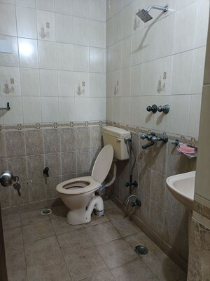 Bathroom in 2 BHK Apartment at Patparganj – for Rent