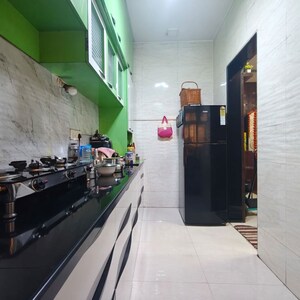 Kitchen in 2 BHK Apartment at Shree Ganesh Dham CHS, New Panvel – for Rent