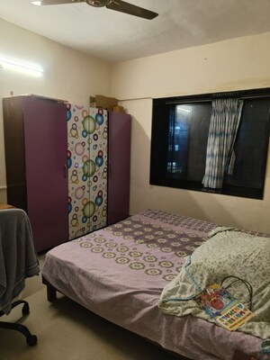 Bedroom in 2 BHK Apartment at Manav Silver Skyscapes, Wakad – for Rent