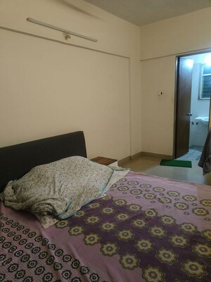 Bedroom in 2 BHK Apartment at Manav Silver Skyscapes, Wakad – for Rent