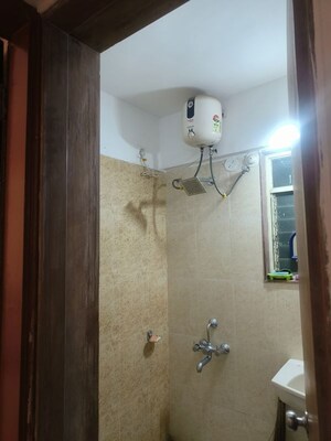 Bathroom in 2 BHK Apartment at Manav Silver Skyscapes, Wakad – for Rent