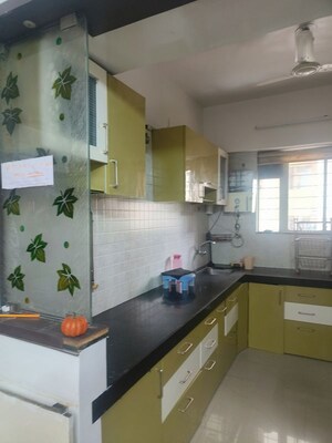 Kitchen in 1 BHK Apartment at Manav Silver Skyscapes, Wakad – for Rent