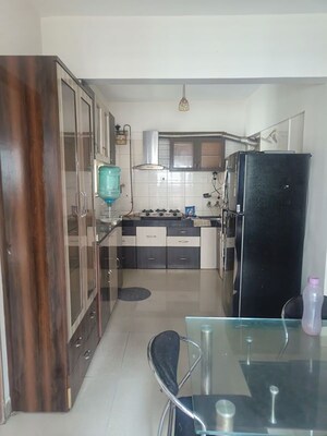 Kitchen in 1 BHK Apartment at Manav Silver Skyscapes, Wakad – for Rent