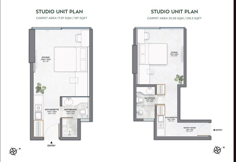 Floor Plan, marol 1 Bedroom 218 Sq.Ft. Apartment In Marol Mumbai 10570403