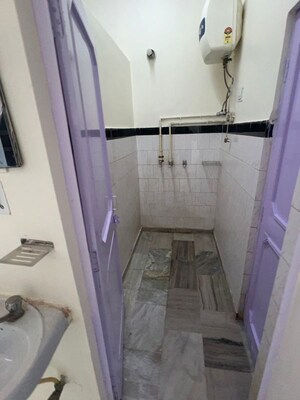 Bathroom in 2 BHK Builder Floor at Naraina – for Rent